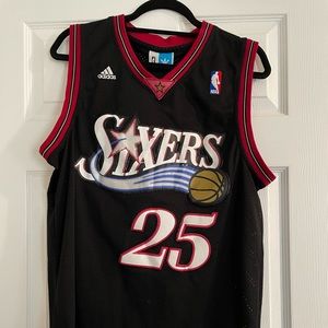 Ben Simmons throw back sixers jersey